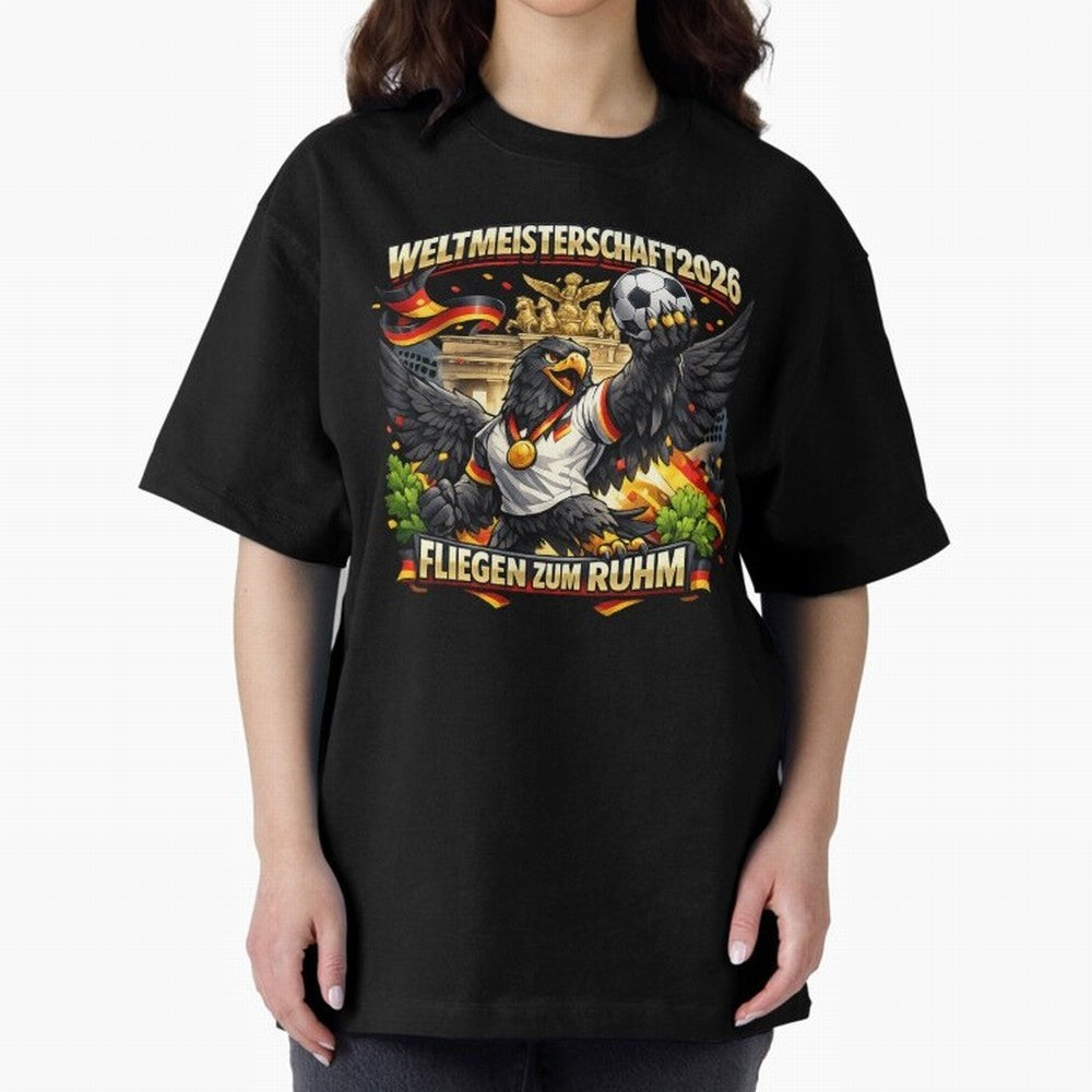 German Eagle World Cup 2026 Football Fan Art Classic T-Shirt Support the Legends of Global Football Passion for FIFA World Cup 2026, Inspired by CR7, Spain, Football Festival Excitement, Trophy Ambitions, Country Rivalries and Star Player Buzz;