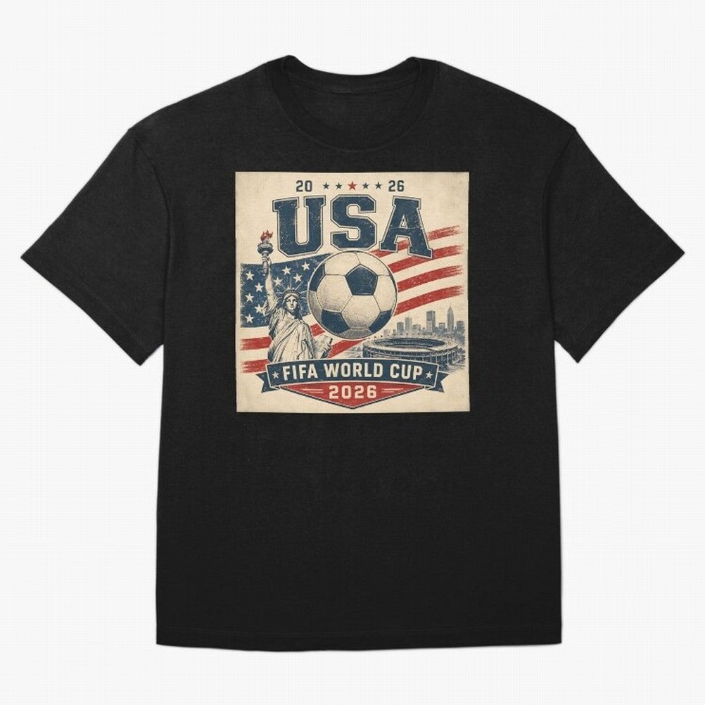 USA WORLD CUP 2026 Classic T-Shirt Enjoy the Biggest Football Party of the FIFA World Cup 2026 Journey through Neymar Highlights, Argentina Pride, Match Day Excitement, Supporter Culture, Golden Goals and Global Football Passion; Ideal for Football