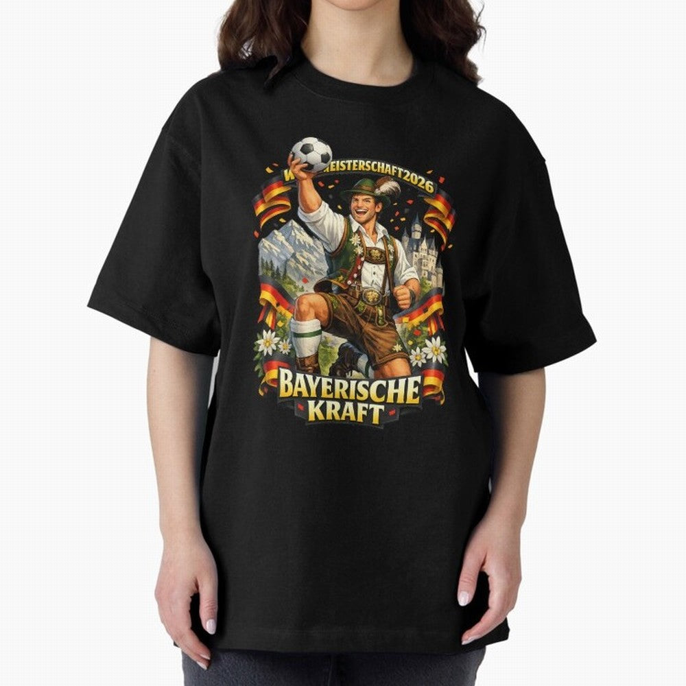 Bayerische Kraft World Cup 2026 Germany Fan Classic T-Shirt Follow Every Goal of FIFA World Cup 2026 USA Canada Mexico Connected to Cristiano Ronaldo, Haaland and CR7, Netherlands Energy, Football History, Final Match Energy, Crowd Noise and Once