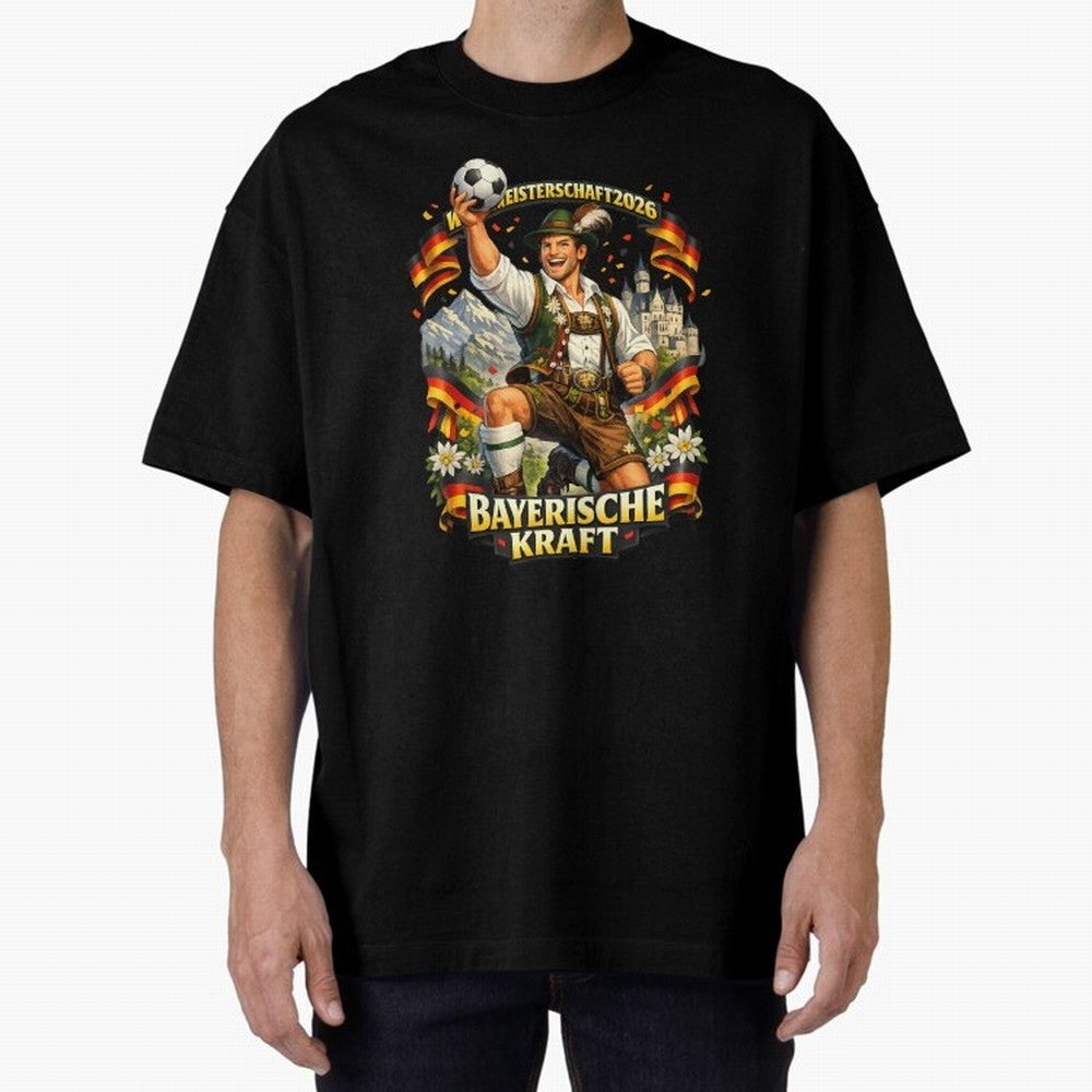 Bayerische Kraft World Cup 2026 Germany Fan Classic T-Shirt Follow Every Goal of FIFA World Cup 2026 USA Canada Mexico Connected to Cristiano Ronaldo, Haaland and CR7, Netherlands Energy, Football History, Final Match Energy, Crowd Noise and Once