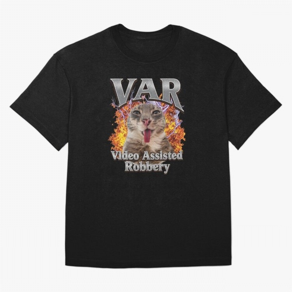 VAR Video Assisted Robbery Funny World Cup 2026 Meme Soccer Fan Football Humor Classic T-Shirt Honor the Football Icons of the FIFA World Cup 2026 Group Stage Journey through Messi, Neymar and Mbappe Highlights, Argentina Pride, Soccer Culture,