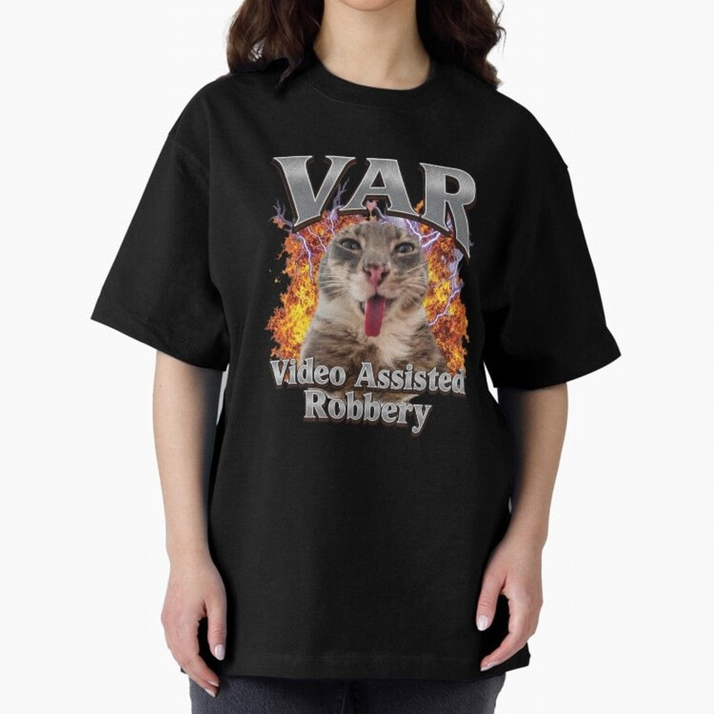 VAR Video Assisted Robbery Funny World Cup 2026 Meme Soccer Fan Football Humor Classic T-Shirt Honor the Football Icons of the FIFA World Cup 2026 Group Stage Journey through Messi, Neymar and Mbappe Highlights, Argentina Pride, Soccer Culture,