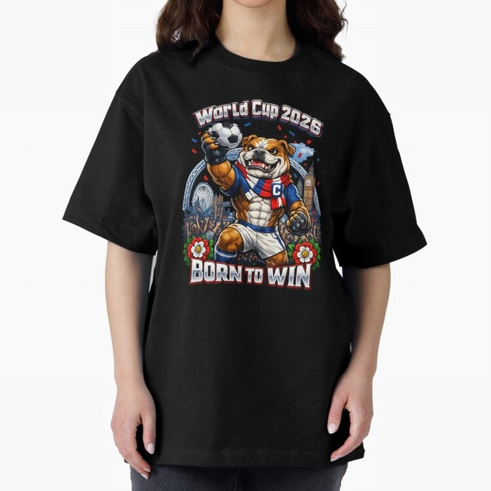 England Bulldog World Cup 2026 Fan Art Classic T-Shirt Honor Champions and Dreams in Global Football Passion for FIFA World Cup 2026 Group Stage, Filled with CR7, Spain and Netherlands, Fan Favorite Moments, National Team Passion, Big Match Drama