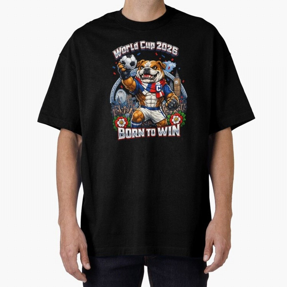 England Bulldog World Cup 2026 Fan Art Classic T-Shirt Honor Champions and Dreams in Global Football Passion for FIFA World Cup 2026 Group Stage, Filled with CR7, Spain and Netherlands, Fan Favorite Moments, National Team Passion, Big Match Drama