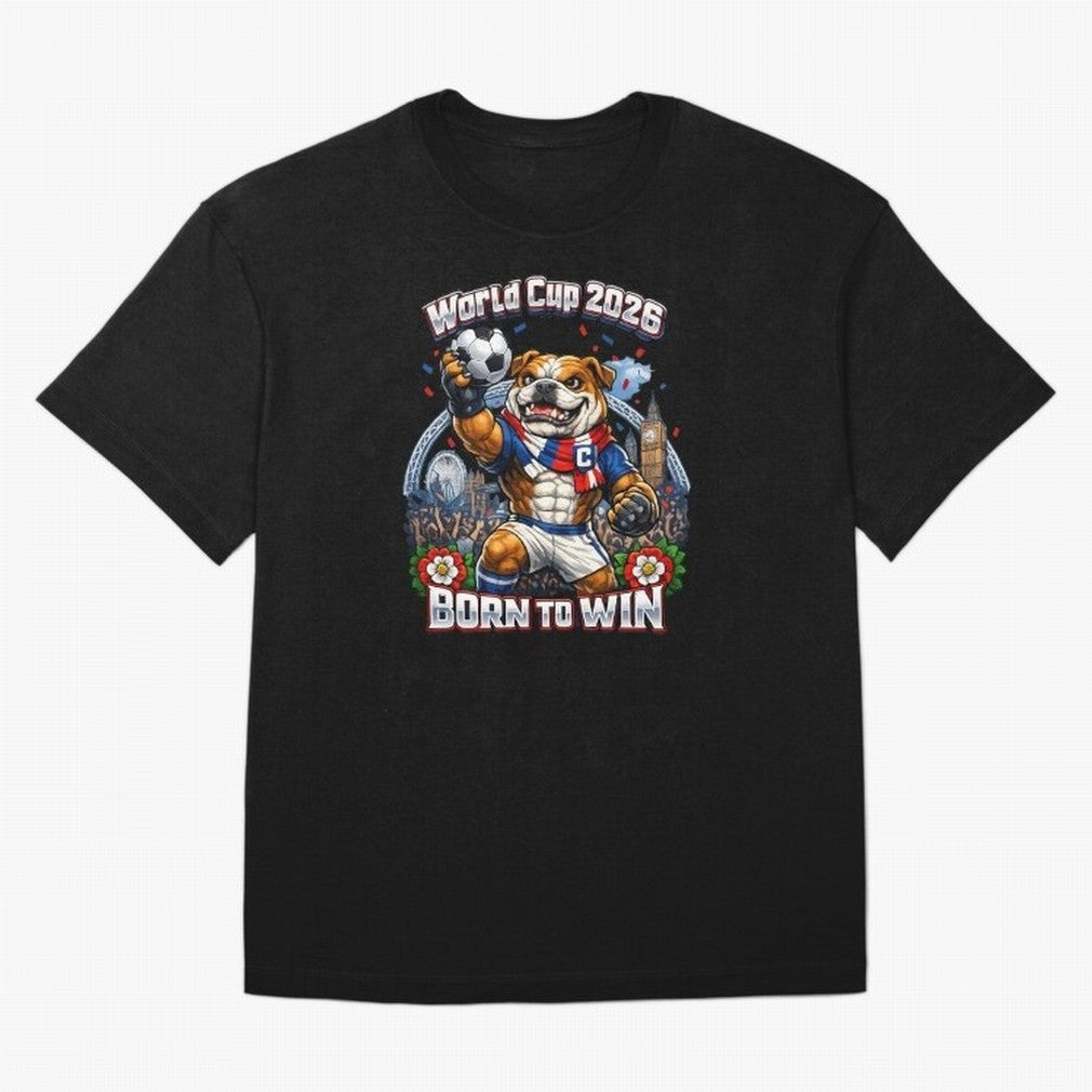 England Bulldog World Cup 2026 Fan Art Classic T-Shirt Honor Champions and Dreams in Global Football Passion for FIFA World Cup 2026 Group Stage, Filled with CR7, Spain and Netherlands, Fan Favorite Moments, National Team Passion, Big Match Drama