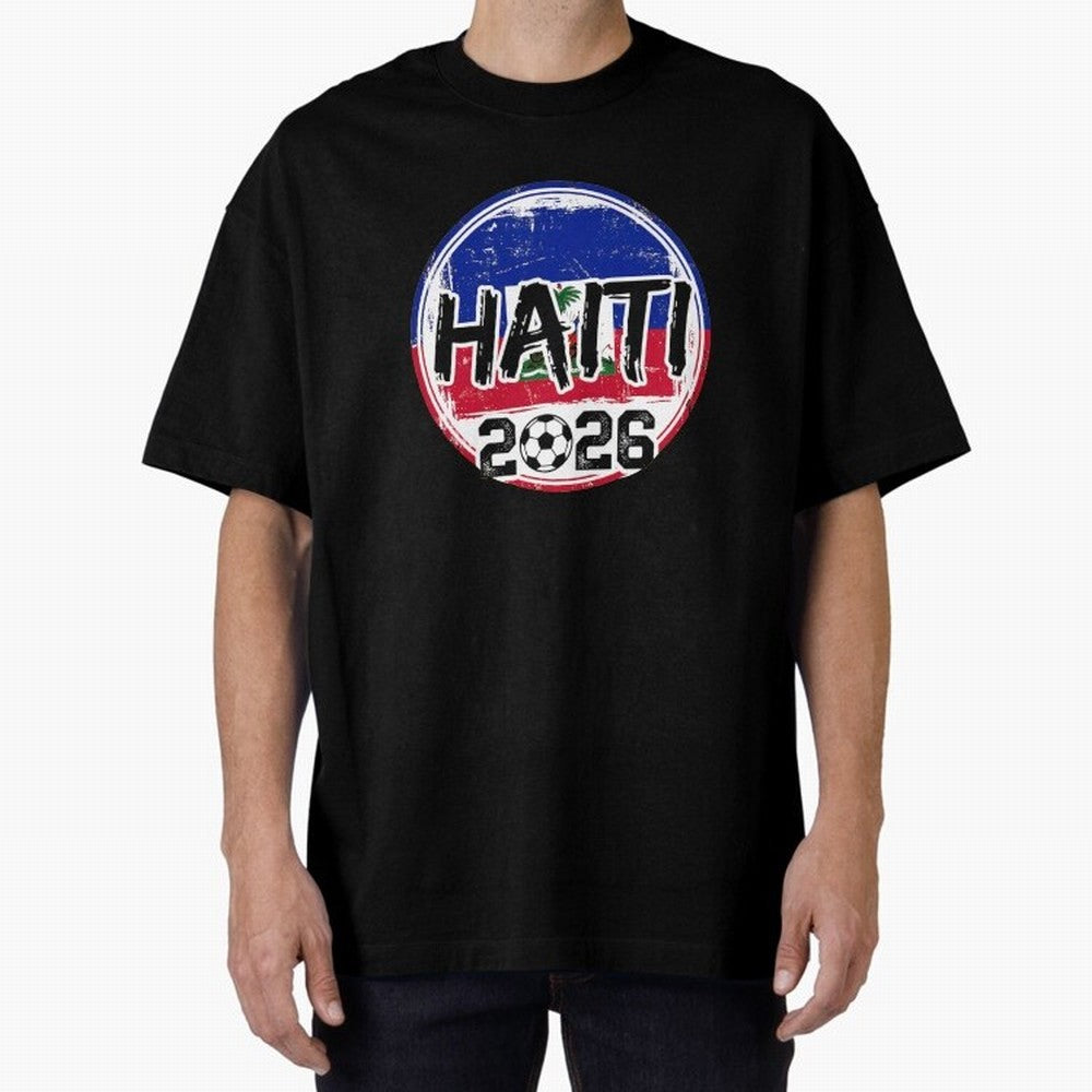 Haiti World Cup 2026 Soccer Fan Game Day T-Shirt Upgrade FIFA World Cup 2026 for Fans of CR7 and England, Bringing Sports Nostalgia, International Competition, Famous Players and Unforgettable Victories; Great for Watch Parties, Sports Bars, Family
