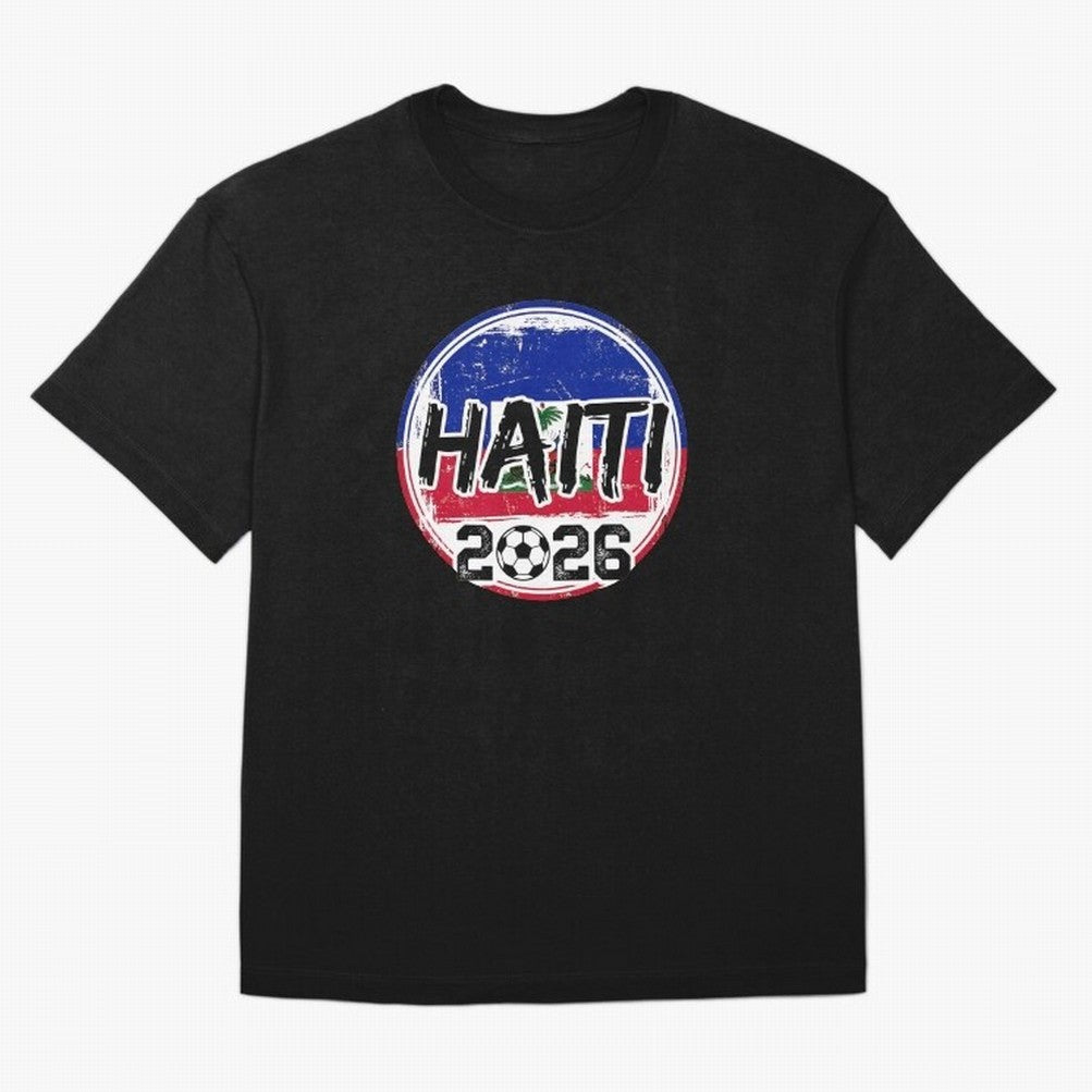 Haiti World Cup 2026 Soccer Fan Game Day T-Shirt Upgrade FIFA World Cup 2026 for Fans of CR7 and England, Bringing Sports Nostalgia, International Competition, Famous Players and Unforgettable Victories; Great for Watch Parties, Sports Bars, Family