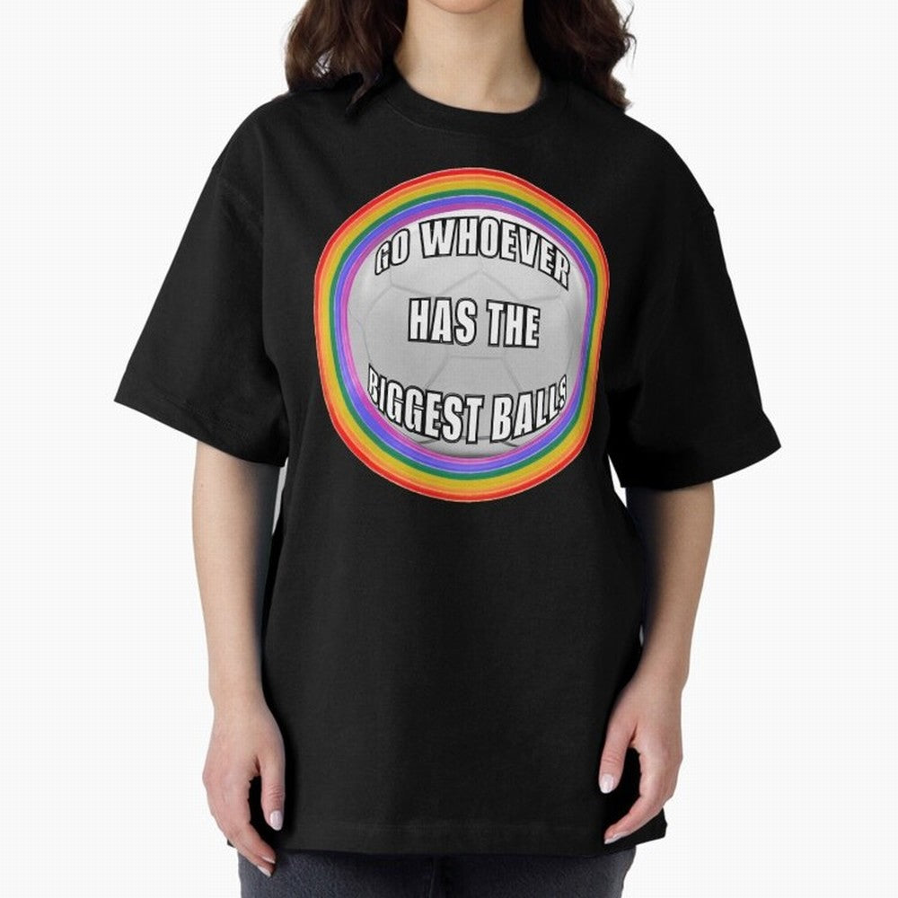 Go whoever has the biggest balls! Classic T-Shirt Show Match Day Excitement for FIFA World Cup 2026 Inspired by Neymar, Brazil, Portugal and Argentina Energy, Worldwide Fan Energy, Dramatic Goals, Stadium Lights and Championship Celebrations; Great