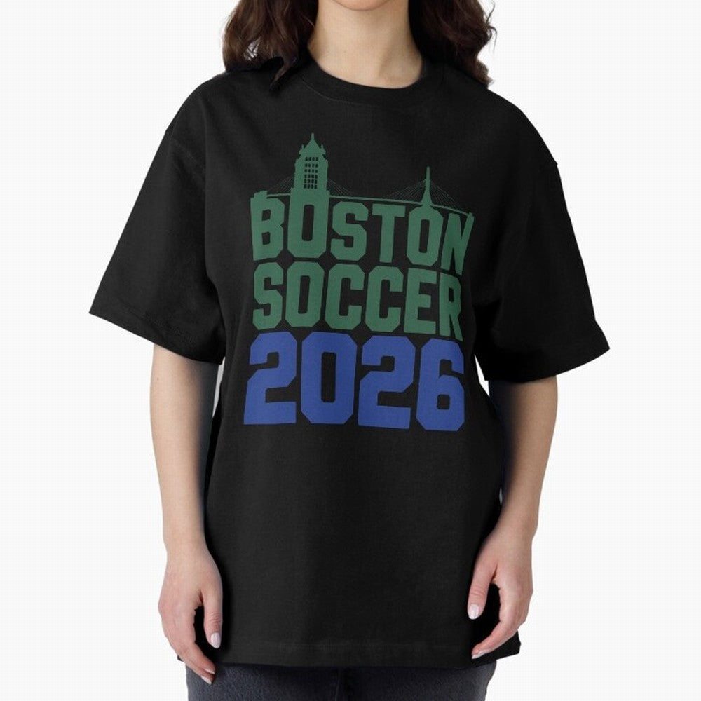 Boston Soccer 2026 Massachusetts Football Fan Classic T-Shirt Follow the Road to FIFA World Cup 2026 Spirit, Inspired by Argentina, France and Brazil, Neymar, Haaland and Cristiano Ronaldo, Football Passion, Legendary Performances, Festival Vibes