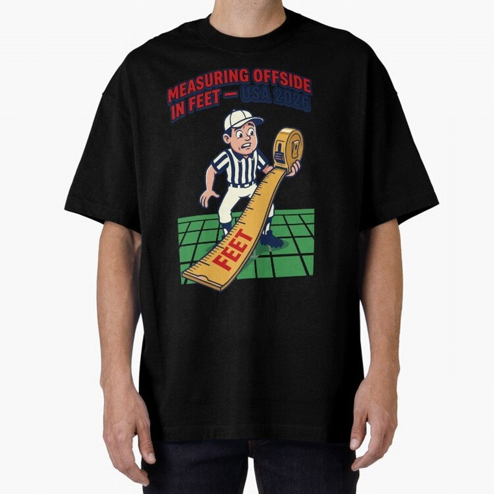 Measuring Offside in Feet ¡ª USA 2026 V1 Classic T-Shirt Follow FIFA World Cup 2026 Spirit, Filled with Argentina, Haaland, Stadium Memories, Football Loyalty, International Chants and Championship Tradition; Great for Watch Parties, Sports Bars,