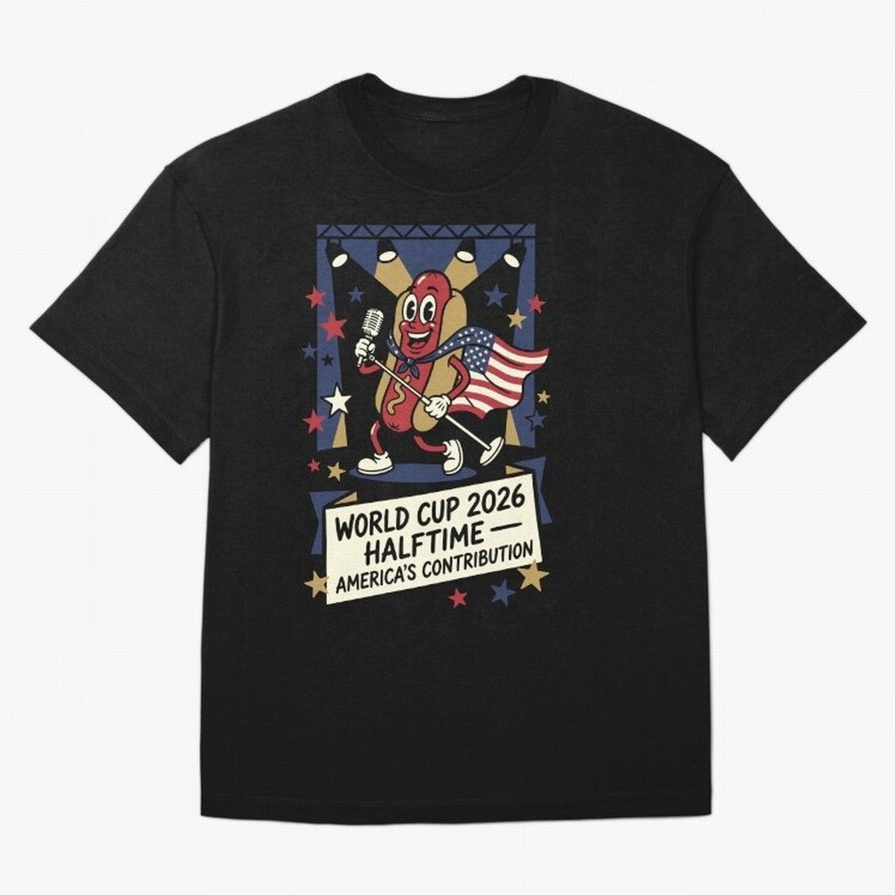 World Cup 2026 Halftime ¡ª America's Contribution V1 Classic T-Shirt Relive the Noise and Pride of the FIFA World Cup 2026 USA Canada Mexico Journey through Neymar Highlights, England Pride, Match Day Excitement, Supporter Culture, Golden Goals and