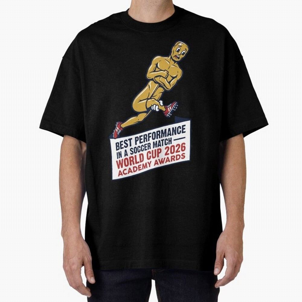Academy Awards Best Performance Soccer V1 Classic T-Shirt Turn Football Passion into Global Football Passion for FIFA World Cup 2026, Featuring Neymar, Haaland and Cristiano Ronaldo, England, France and Netherlands, Stadium Chants, National Pride,