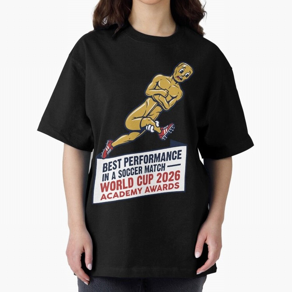 Academy Awards Best Performance Soccer V1 Classic T-Shirt Turn Football Passion into Global Football Passion for FIFA World Cup 2026, Featuring Neymar, Haaland and Cristiano Ronaldo, England, France and Netherlands, Stadium Chants, National Pride,