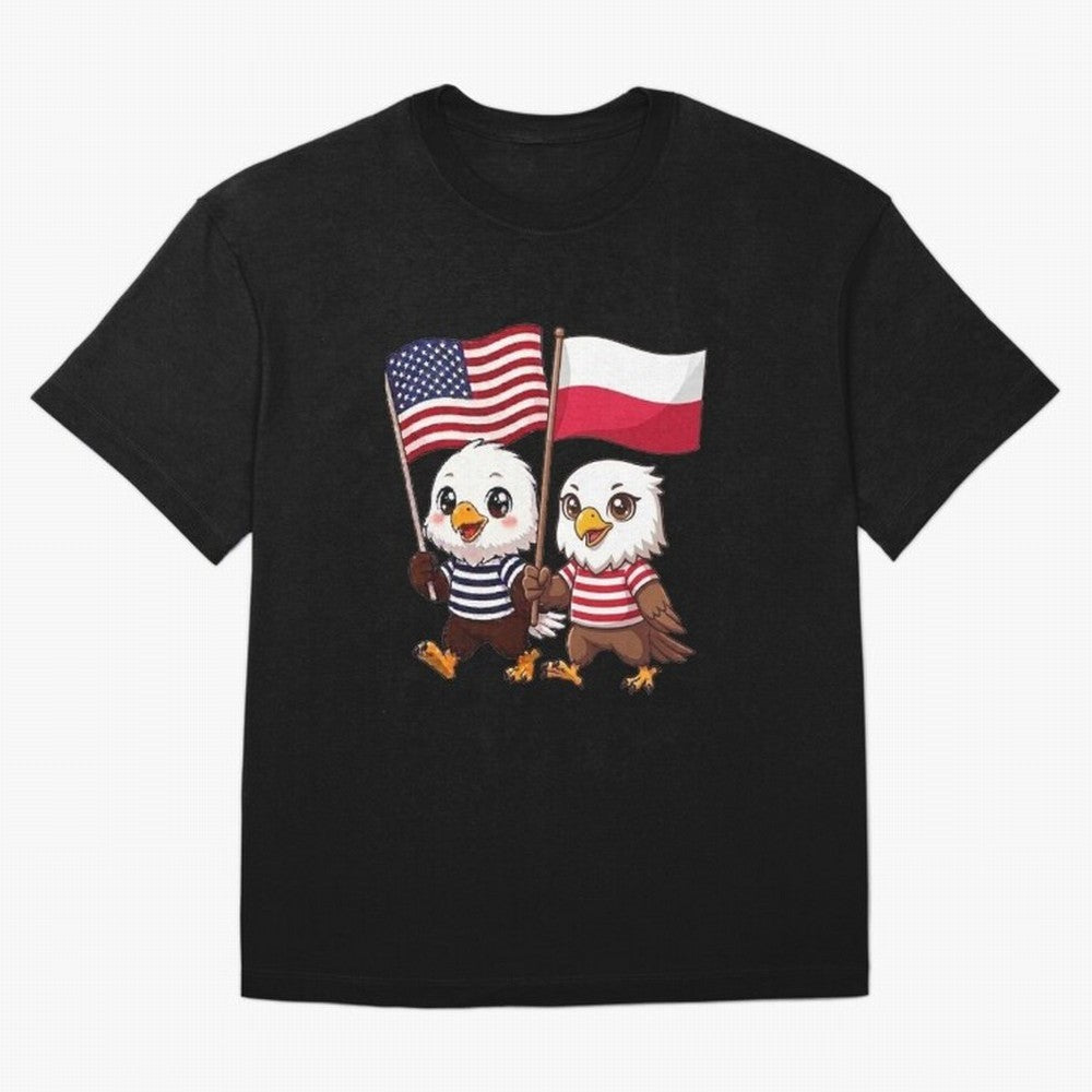 The American eagle and its friend, the Polish eagle Classic T-Shirt Live the Energy of Match Day Hype around FIFA World Cup 2026 Group Stage, Messi, Neymar and Mbappe, Portugal, Tournament Hype, Historic Matchups, Family Viewing Parties and Global