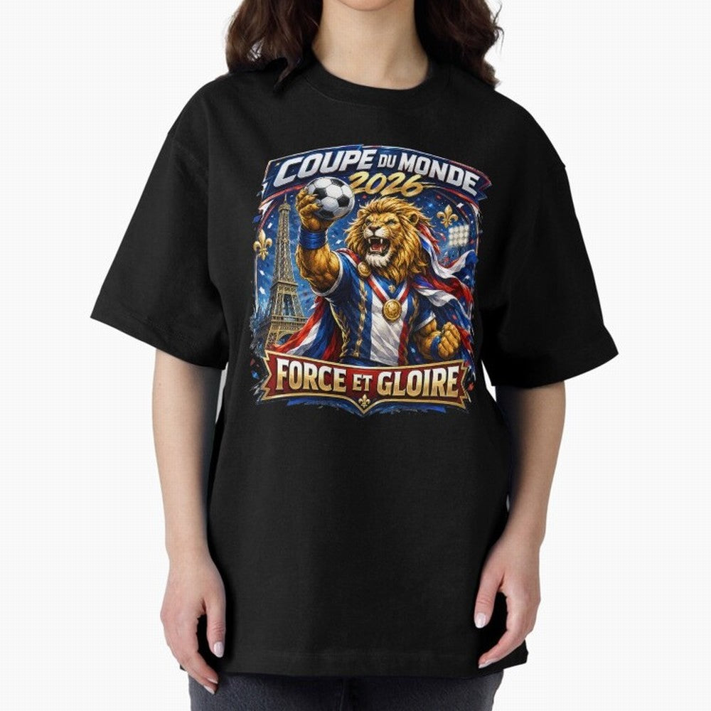 France Lion World Cup 2026 Classic T-Shirt Represent FIFA World Cup 2026 USA Canada Mexico Spirit, with Portugal, Messi, Football Passion, Legendary Performances, Festival Vibes and Supporter Community; Perfect for Fans, Collectors, Family