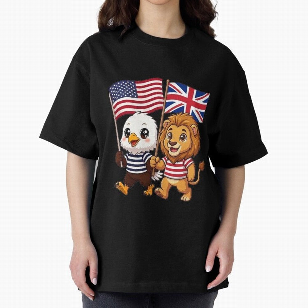 The American eagle and its brothers, the British lion Classic T-Shirt Live the Energy of the FIFA World Cup 2026 USA Canada Mexico Journey through Neymar Highlights, Brazil Pride, Worldwide Fan Energy, Dramatic Goals, Stadium Lights and