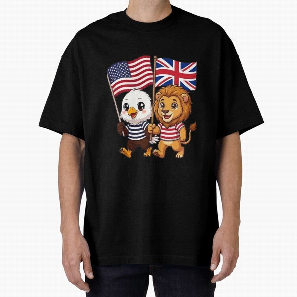 The American eagle and its brothers, the British lion Classic T-Shirt Live the Energy of the FIFA World Cup 2026 USA Canada Mexico Journey through Neymar Highlights, Brazil Pride, Worldwide Fan Energy, Dramatic Goals, Stadium Lights and