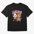 The American eagle and its brothers, the British lion Classic T-Shirt Live the Energy of the FIFA World Cup 2026 USA Canada Mexico Journey through Neymar Highlights, Brazil Pride, Worldwide Fan Energy, Dramatic Goals, Stadium Lights and