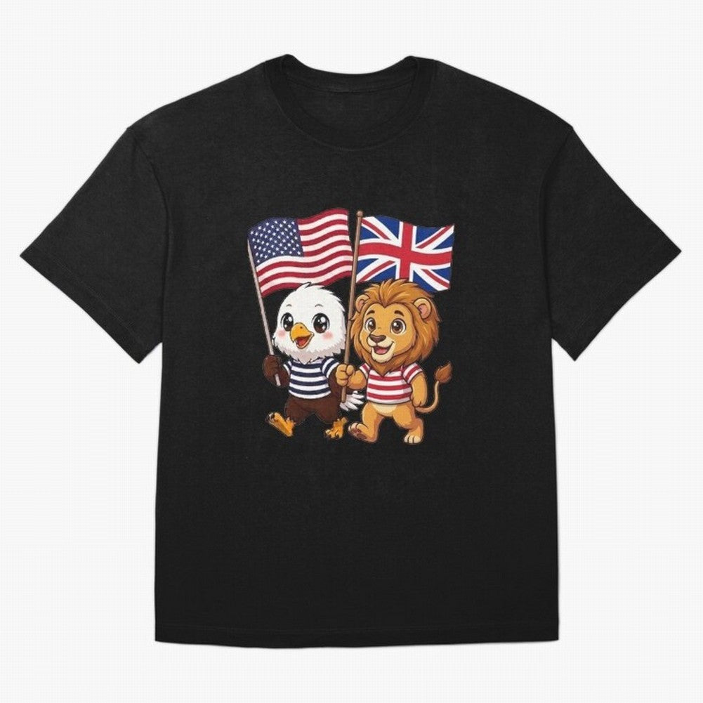 The American eagle and its brothers, the British lion Classic T-Shirt Live the Energy of the FIFA World Cup 2026 USA Canada Mexico Journey through Neymar Highlights, Brazil Pride, Worldwide Fan Energy, Dramatic Goals, Stadium Lights and