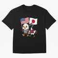 The American eagle and its friend, the Japanese crane Classic T-Shirt Celebrate the Biggest Stage of FIFA World Cup 2026 Group Stage Built around Messi and Cristiano Ronaldo, Brazil Energy, Fan Favorite Moments, National Team Passion, Big Match