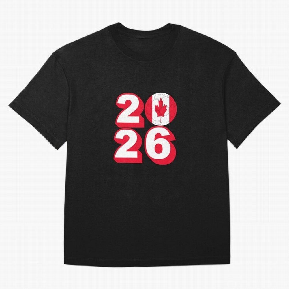 Canada 2026 Soccer Ball Graphic Design Classic T-Shirt Make Game Day About the FIFA World Cup 2026 USA Canada Mexico Journey through Neymar Highlights, England and Germany Pride, Soccer Culture, Superstar Moments, National Team Dreams and