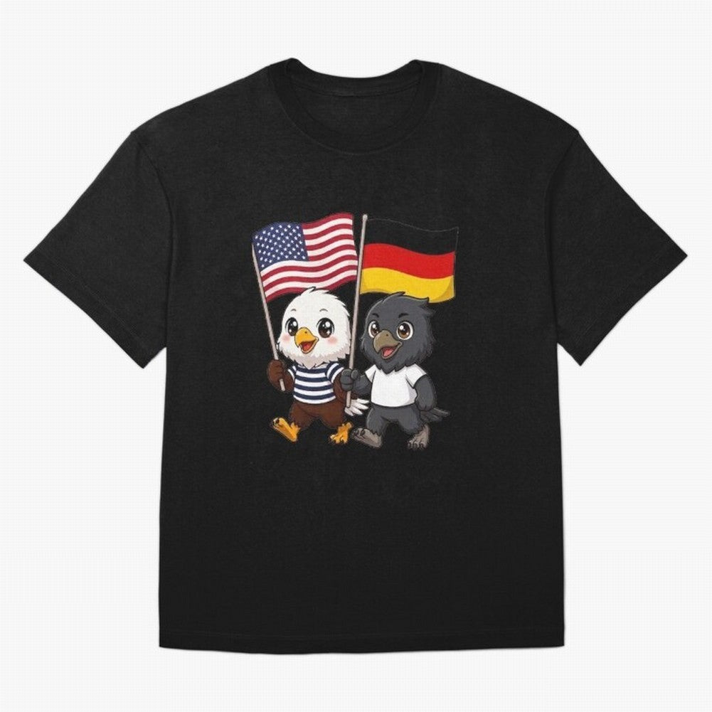 The American eagle and its friend the German eagle Classic T-Shirt Follow FIFA World Cup 2026 USA Canada Mexico Featuring Messi and Cristiano Ronaldo, Argentina Energy, Football Passion, Legendary Performances, Festival Vibes and Supporter