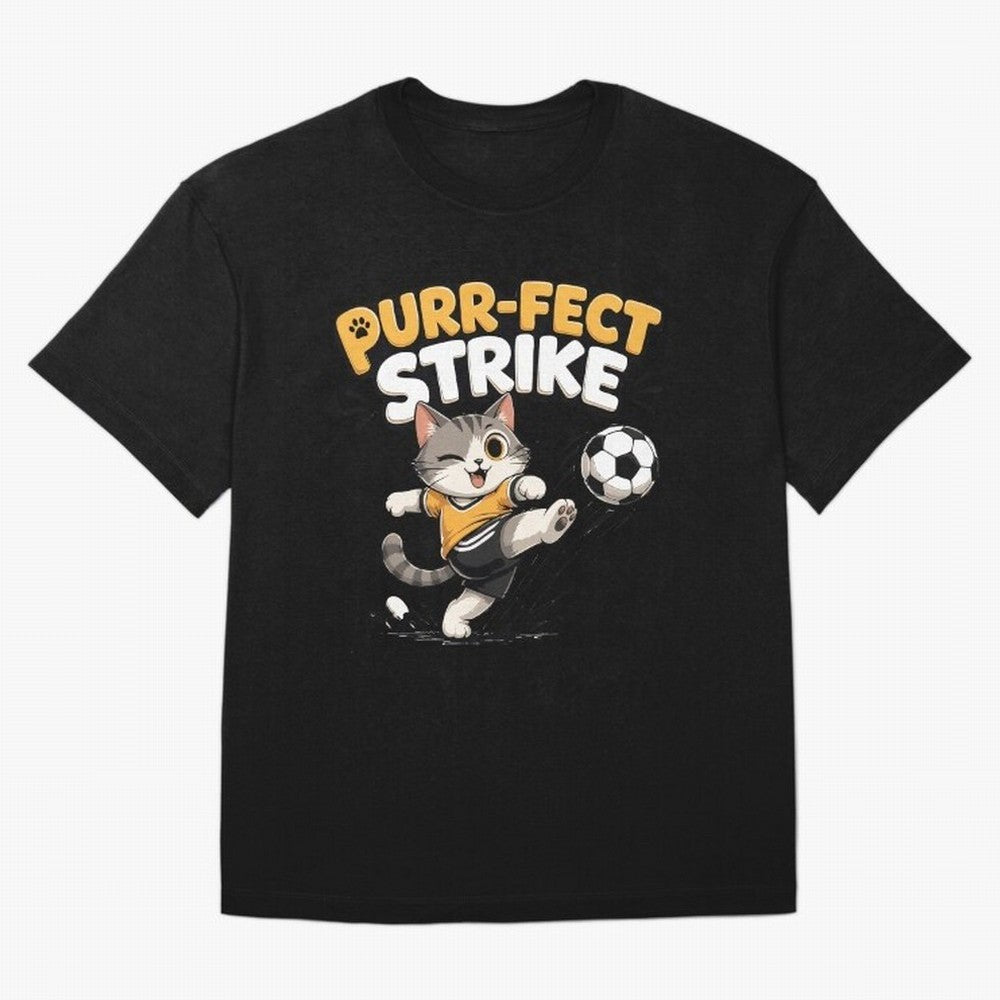 Copy of Purr-fect Strike Classic T-Shirt Celebrate the Next Chapter of FIFA World Cup 2026 USA Canada Mexico for Fans of Cristiano Ronaldo and England, France and Netherlands, Bringing Champion Mindset, Group Stage Buzz, Knockout Tension and