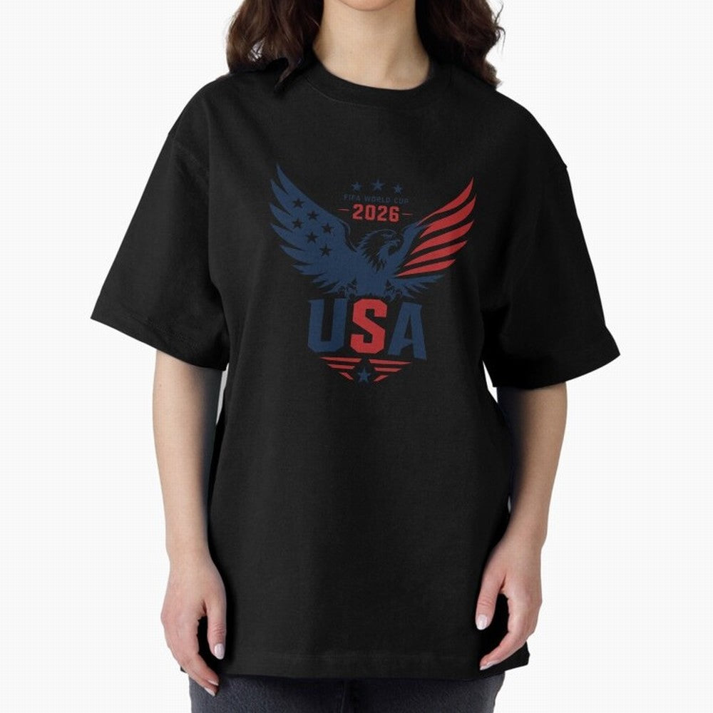 FIFA World Cup 2026 USA Eagle ¨C Patriotic Soccer Art Classic T-Shirt Back the Journey through the FIFA World Cup 2026 Journey through Haaland Highlights, France and Portugal Pride, Football Festival Excitement, Trophy Ambitions, Country Rivalries