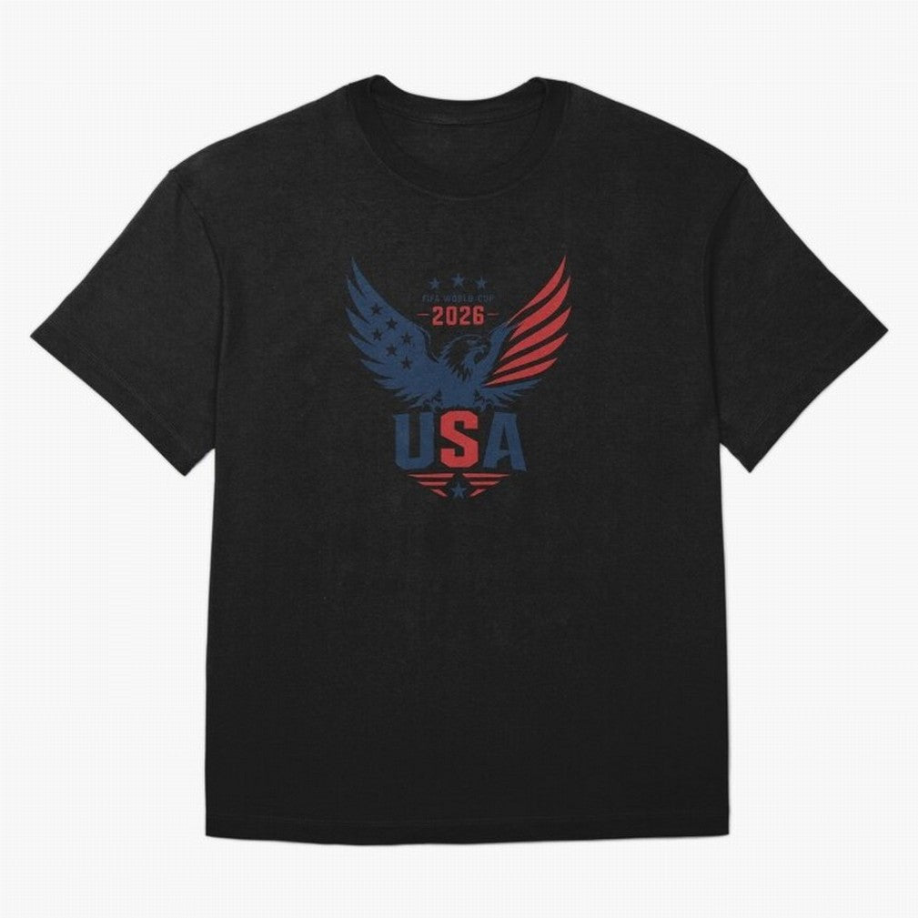 FIFA World Cup 2026 USA Eagle ¨C Patriotic Soccer Art Classic T-Shirt Back the Journey through the FIFA World Cup 2026 Journey through Haaland Highlights, France and Portugal Pride, Football Festival Excitement, Trophy Ambitions, Country Rivalries