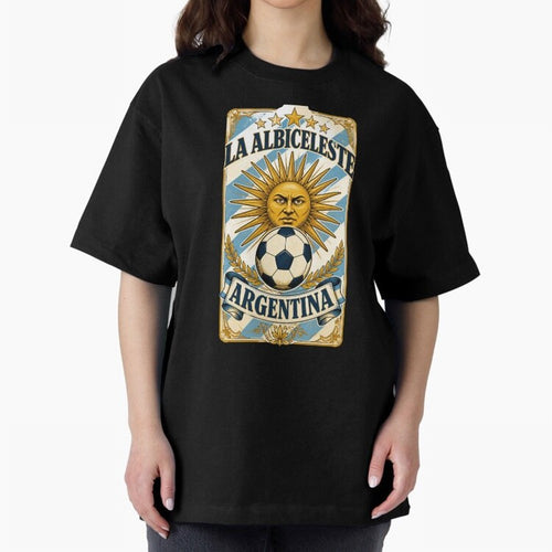 Argentina Soccer Sun - La Albiceleste Vintage Champions Football Fan T-Shirt Classic T-Shirt Experience the Global Stage of FIFA World Cup 2026 USA Canada Mexico for Fans of Messi and Argentina and Brazil, Bringing Goal Celebration Energy,