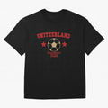 Switzerland ¡ª Vintage Soccer Tee Classic T-Shirt Represent Football Lovers during FIFA World Cup 2026 Spirit, Celebrating Brazil, Portugal and Argentina, CR7, Football History, Final Match Energy, Crowd Noise and Once in a Lifetime Moments; Built