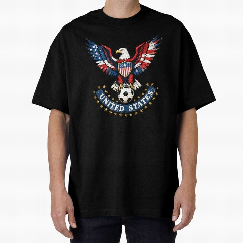 USA Soccer Eagle - United States Football Fan Classic T-Shirt Upgrade FIFA World Cup 2026 for Fans of Haaland and Mbappe and Brazil, Bringing Stadium Chants, National Pride, Trophy Dreams and Unforgettable Football Memories; Ideal for Fans Who