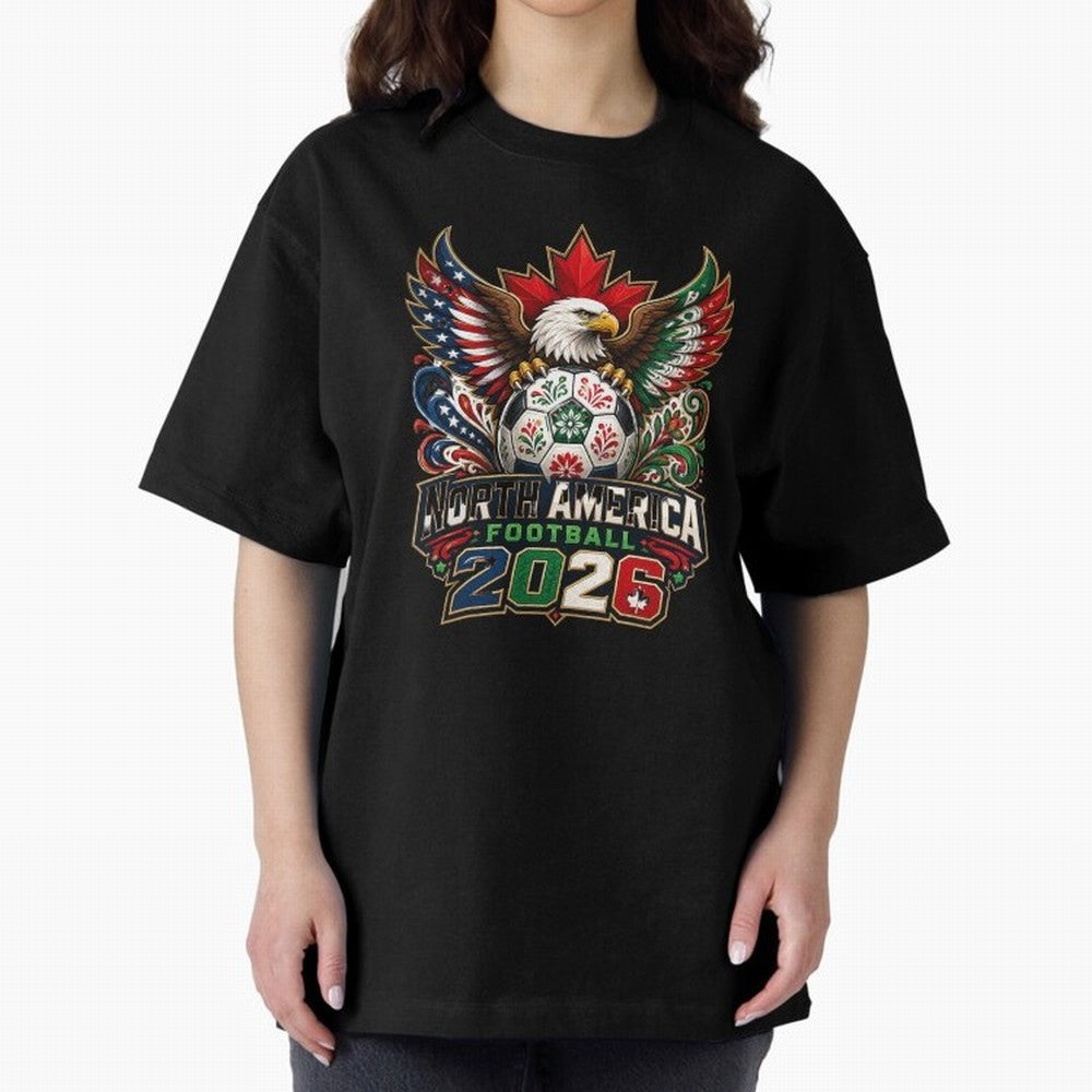 United by Football 2026 North America Soccer Design Classic T-Shirt Feel the Roar of Match Day Hype around FIFA World Cup 2026, Messi, Neymar and Mbappe, England, France and Netherlands, Fan Favorite Moments, National Team Passion, Big Match Drama