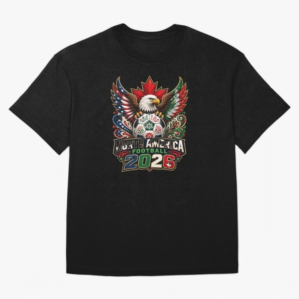 United by Football 2026 North America Soccer Design Classic T-Shirt Feel the Roar of Match Day Hype around FIFA World Cup 2026, Messi, Neymar and Mbappe, England, France and Netherlands, Fan Favorite Moments, National Team Passion, Big Match Drama