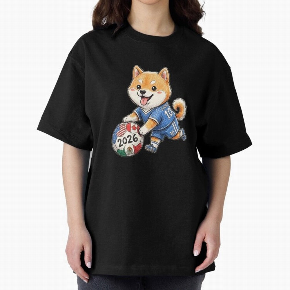 Cute Shiba Inu Soccer Star #10 - World Cup 2026 Edition Classic T-Shirt Follow FIFA World Cup 2026 Spirit, Made for Brazil, Portugal and Argentina, CR7 and Messi, Tournament Hype, Historic Matchups, Family Viewing Parties and Global Sports Pride;
