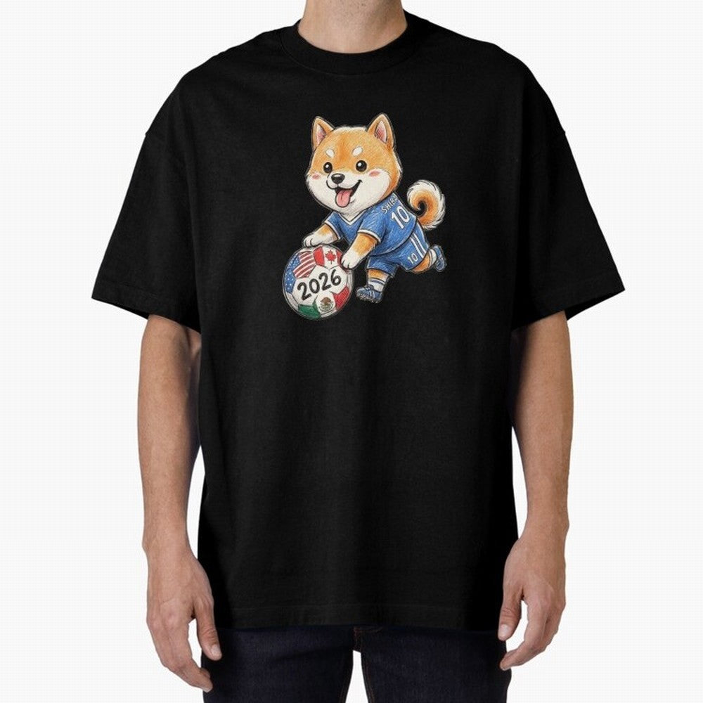 Cute Shiba Inu Soccer Star #10 - World Cup 2026 Edition Classic T-Shirt Follow FIFA World Cup 2026 Spirit, Made for Brazil, Portugal and Argentina, CR7 and Messi, Tournament Hype, Historic Matchups, Family Viewing Parties and Global Sports Pride;