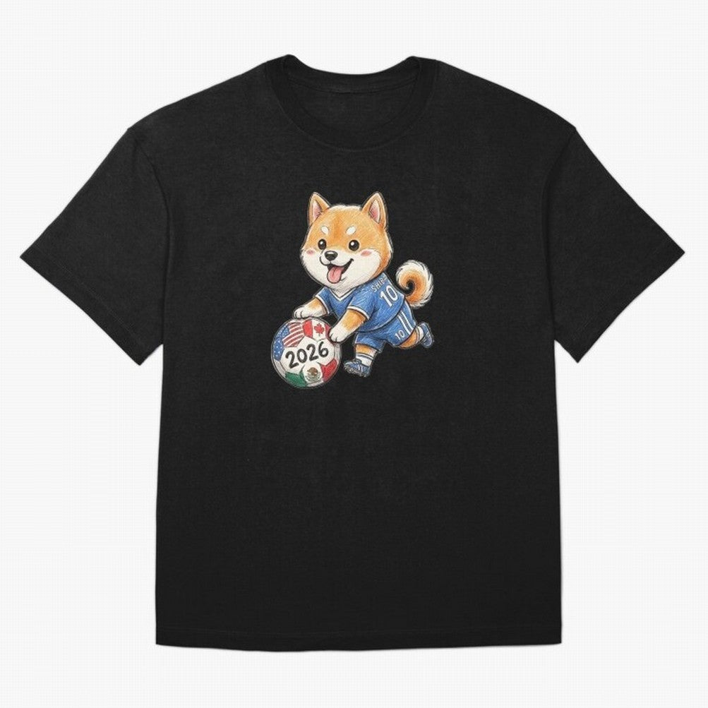 Cute Shiba Inu Soccer Star #10 - World Cup 2026 Edition Classic T-Shirt Follow FIFA World Cup 2026 Spirit, Made for Brazil, Portugal and Argentina, CR7 and Messi, Tournament Hype, Historic Matchups, Family Viewing Parties and Global Sports Pride;