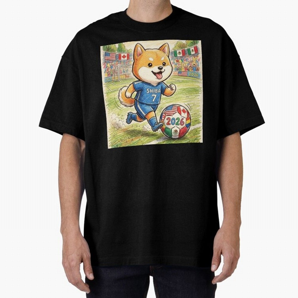 2026 World Cup Shiba Inu Ace #7 - Stadium Action Art Classic T-Shirt Keep the Match Day Mood of Match Day Hype around FIFA World Cup 2026 USA Canada Mexico, Neymar, Argentina and Brazil, Classic Soccer Heritage, Championship Pressure, Fan Loyalty