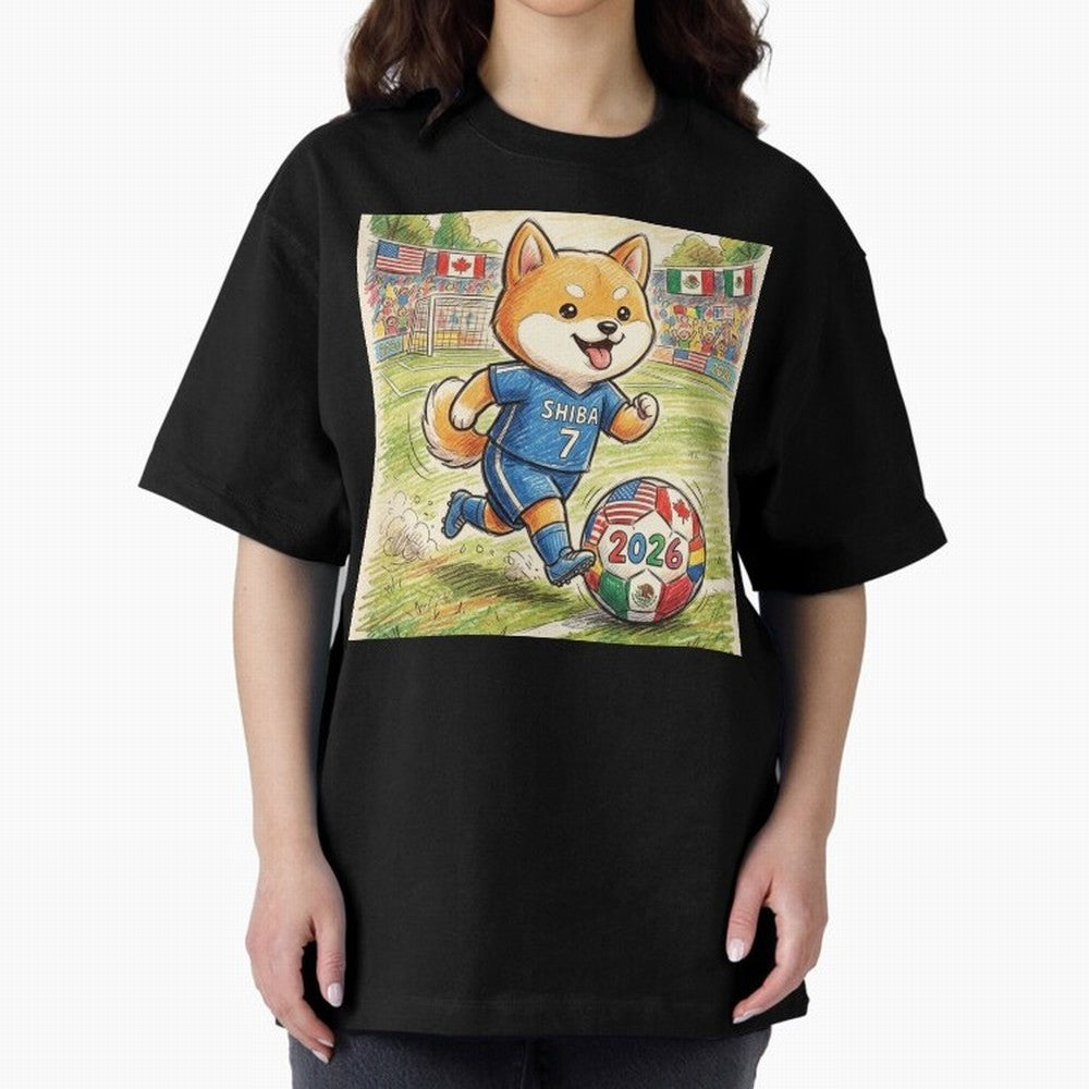 2026 World Cup Shiba Inu Ace #7 - Stadium Action Art Classic T-Shirt Keep the Match Day Mood of Match Day Hype around FIFA World Cup 2026 USA Canada Mexico, Neymar, Argentina and Brazil, Classic Soccer Heritage, Championship Pressure, Fan Loyalty
