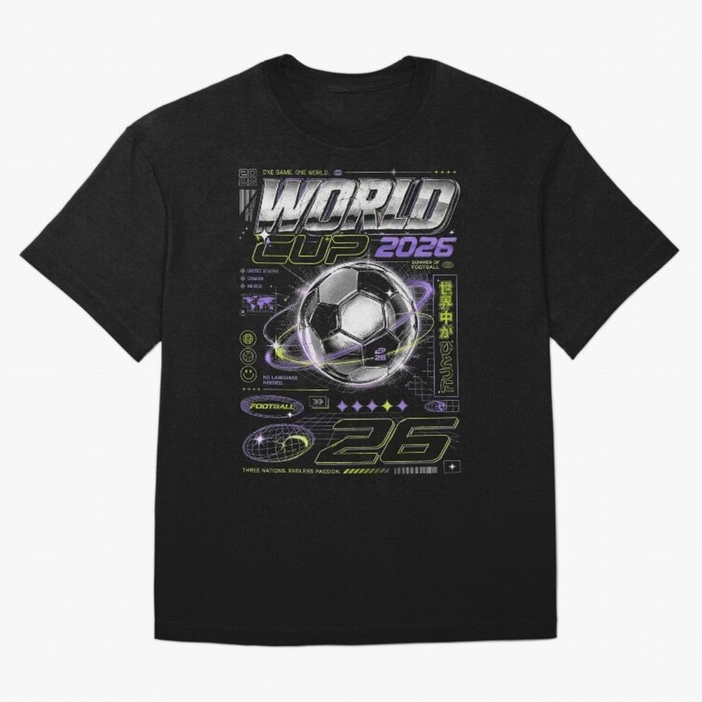 WORLD CUP 2026 RETRO Classic T-Shirt Celebrate the Biggest Stage of FIFA World Cup 2026 Group Stage Spirit, Highlighting Portugal, Neymar, Haaland and Cristiano Ronaldo, Stadium Chants, National Pride, Trophy Dreams and Unforgettable Football
