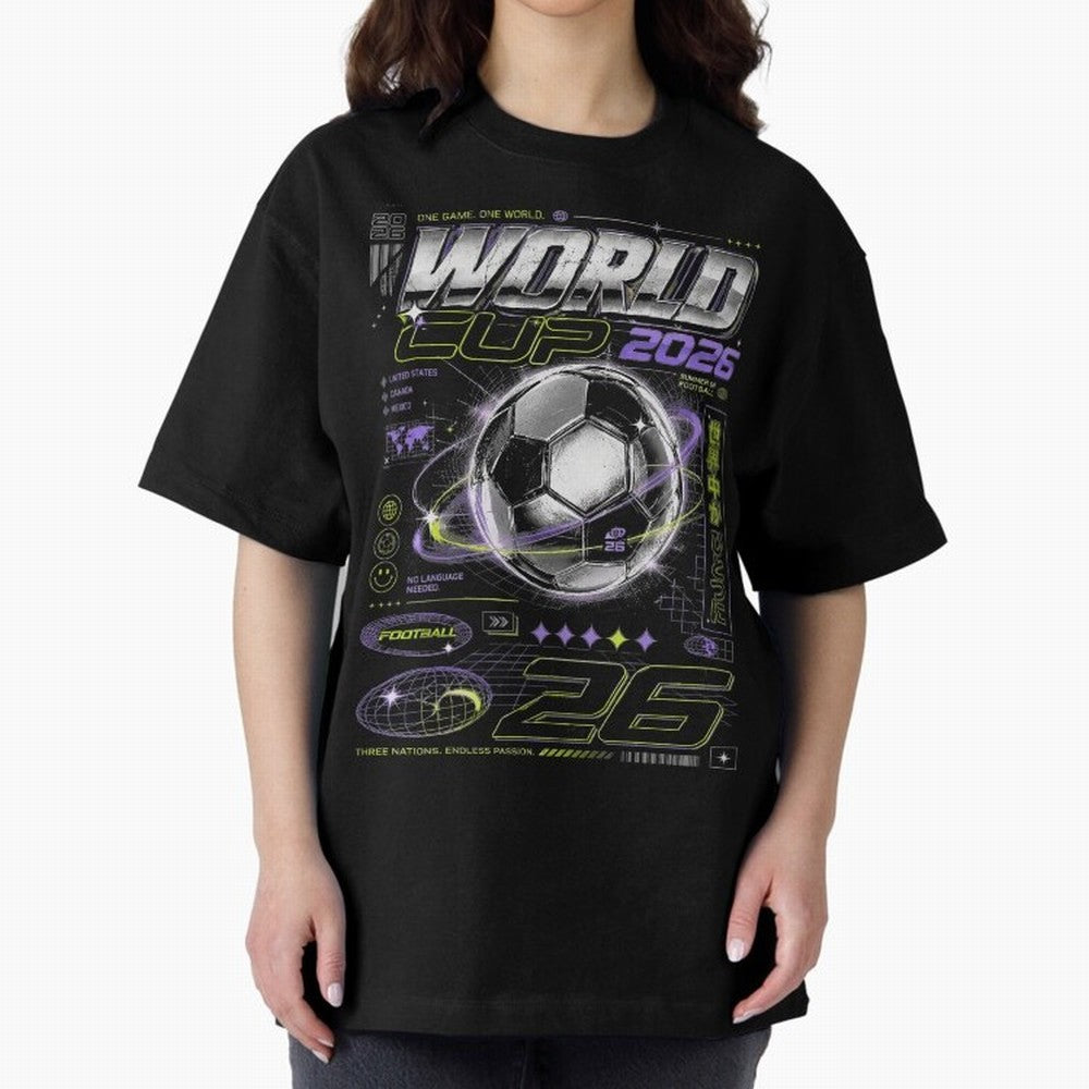 WORLD CUP 2026 RETRO Classic T-Shirt Celebrate the Biggest Stage of FIFA World Cup 2026 Group Stage Spirit, Highlighting Portugal, Neymar, Haaland and Cristiano Ronaldo, Stadium Chants, National Pride, Trophy Dreams and Unforgettable Football