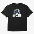 WC26 Retro Soccer Ball Vintage Football Fan Design Classic T-Shirt Fuel Global Football Passion for FIFA World Cup 2026 Group Stage, Filled with CR7, England and Germany, Soccer Culture, Superstar Moments, National Team Dreams and Competitive Fire;