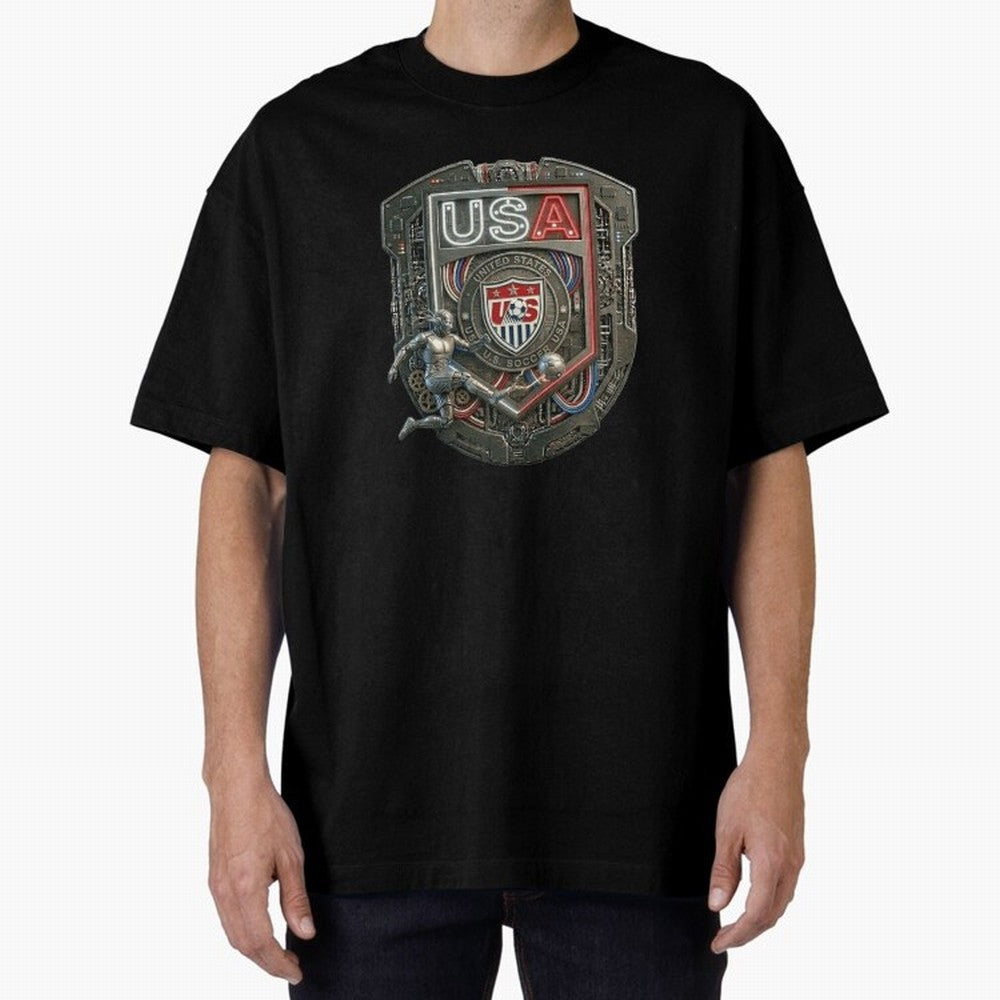 USA SOCCER SHIELD KICKING BALL Classic T-Shirt Relive the Noise and Pride of Match Day Hype around FIFA World Cup 2026 USA Canada Mexico, Messi, Neymar and Mbappe, France and Portugal, Football Festival Excitement, Trophy Ambitions, Country
