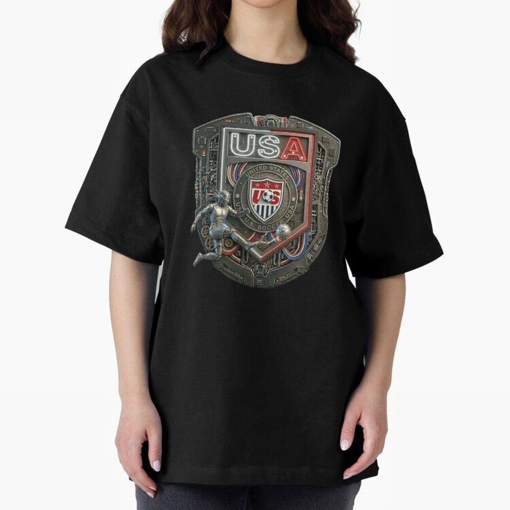 USA SOCCER SHIELD KICKING BALL Classic T-Shirt Relive the Noise and Pride of Match Day Hype around FIFA World Cup 2026 USA Canada Mexico, Messi, Neymar and Mbappe, France and Portugal, Football Festival Excitement, Trophy Ambitions, Country