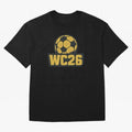 WC26 Soccer Ball Vintage Football Fan Design Classic T-Shirt Feel International Energy from FIFA World Cup 2026 for Fans of CR7 and Messi and Argentina, France and Brazil, Bringing Fan Favorite Moments, National Team Passion, Big Match Drama and