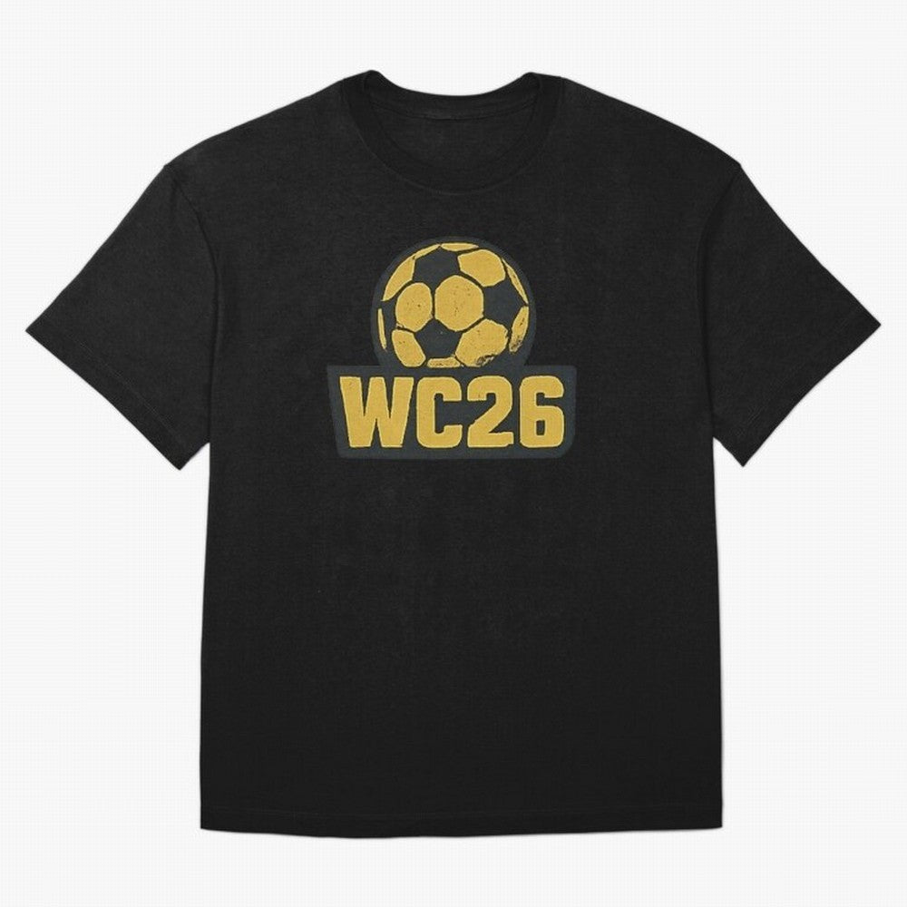 WC26 Soccer Ball Vintage Football Fan Design Classic T-Shirt Feel International Energy from FIFA World Cup 2026 for Fans of CR7 and Messi and Argentina, France and Brazil, Bringing Fan Favorite Moments, National Team Passion, Big Match Drama and