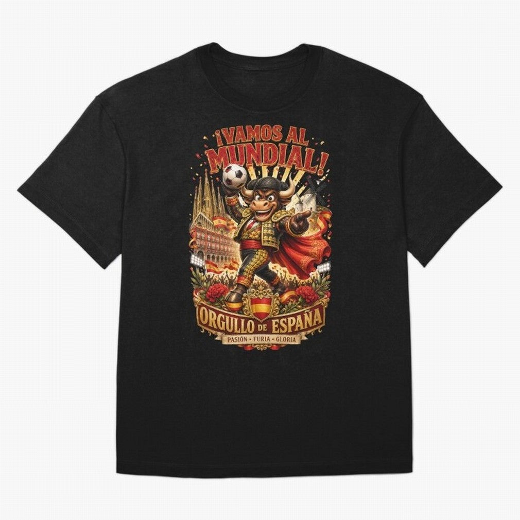 Spain World Cup 2026 Bull Fan Art Classic T-Shirt Celebrate Fan Favorites in the FIFA World Cup 2026 Group Stage Journey through Cristiano Ronaldo, Haaland and CR7 Highlights, Netherlands Pride, Worldwide Fan Energy, Dramatic Goals, Stadium Lights