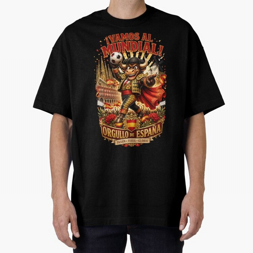Spain World Cup 2026 Bull Fan Art Classic T-Shirt Celebrate Fan Favorites in the FIFA World Cup 2026 Group Stage Journey through Cristiano Ronaldo, Haaland and CR7 Highlights, Netherlands Pride, Worldwide Fan Energy, Dramatic Goals, Stadium Lights