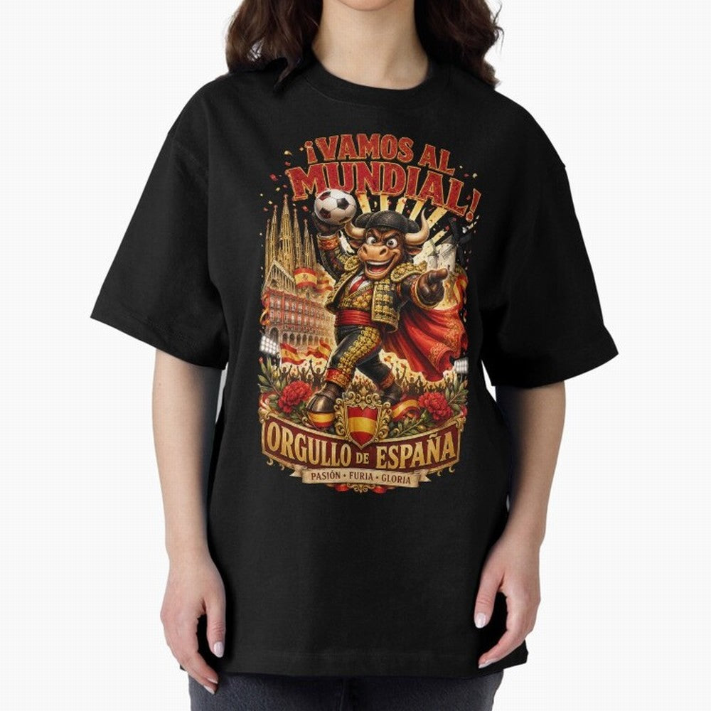 Spain World Cup 2026 Bull Fan Art Classic T-Shirt Celebrate Fan Favorites in the FIFA World Cup 2026 Group Stage Journey through Cristiano Ronaldo, Haaland and CR7 Highlights, Netherlands Pride, Worldwide Fan Energy, Dramatic Goals, Stadium Lights