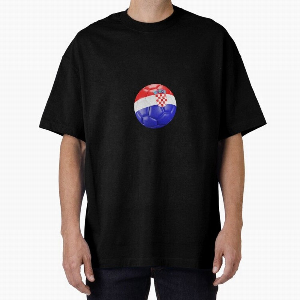 Croatia Ball Classic T-Shirt Celebrate Supporters United by Global Football Passion for FIFA World Cup 2026, Made for Messi, Neymar and Mbappe, Germany, Championship Spirit, Famous Goals, Roaring Crowds and International Football Unity; Great for